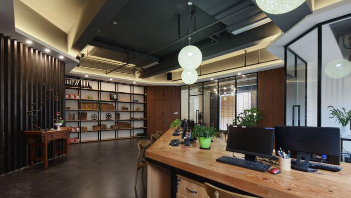 450平米進(jìn)出口貿(mào)易公司辦公室裝修設(shè)計(jì)