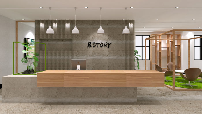 800平米童裝公司辦公室裝修設(shè)計(jì)