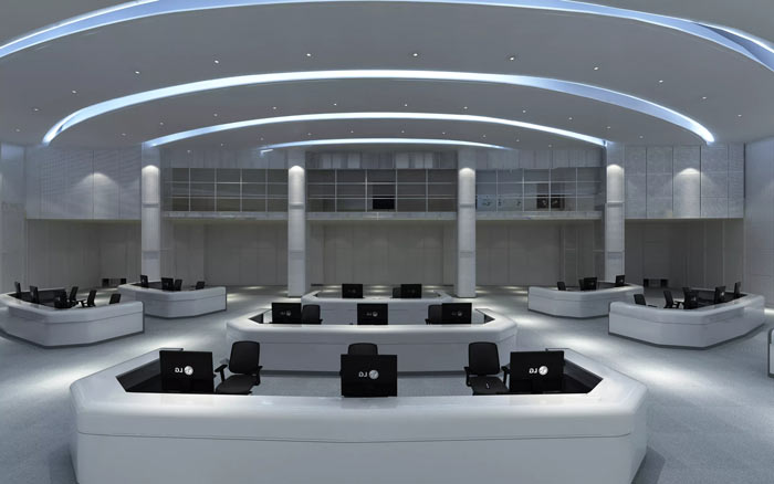 1800平米地鐵指揮中心辦公樓裝修設(shè)計(jì)