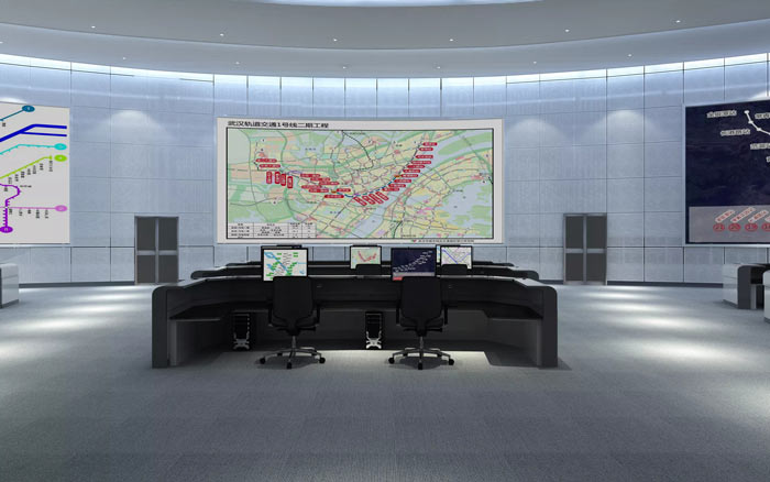 1800平米地鐵指揮中心辦公樓裝修設(shè)計(jì)