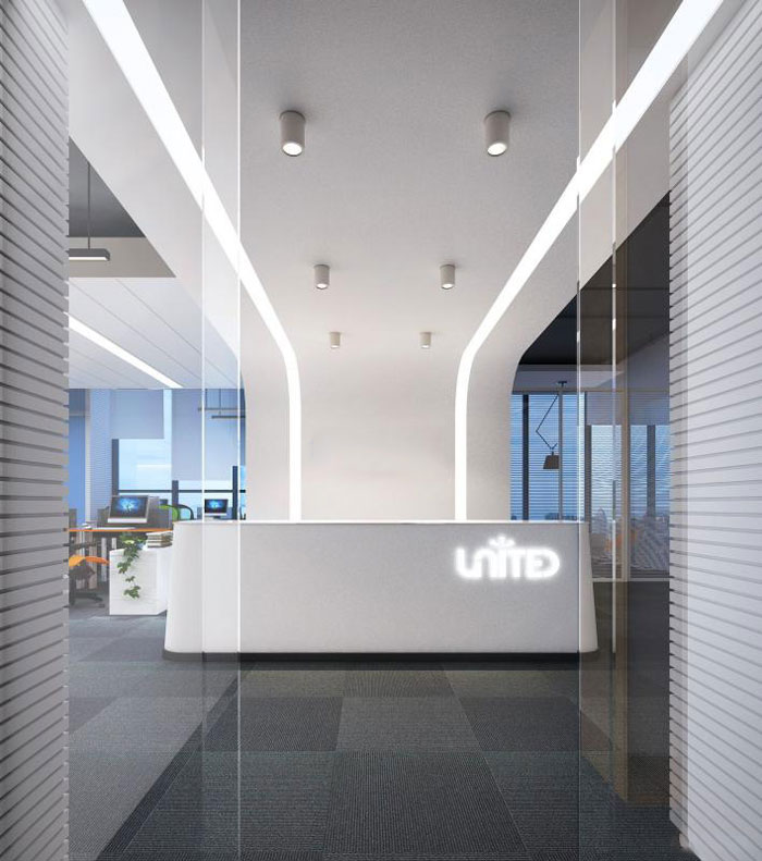 550平米能源集團公司辦公室裝修設計