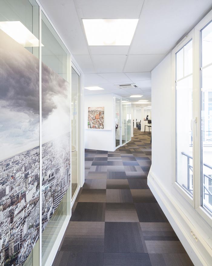 350平米空氣環保公司辦公室裝修設計