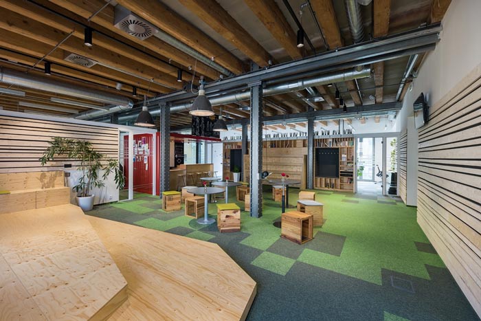 600平米節能技術公司辦公室裝修設計