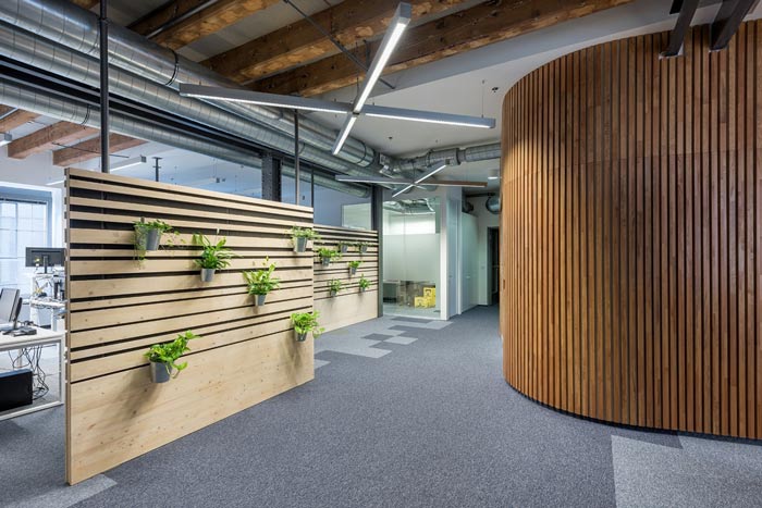 600平米節能技術公司辦公室裝修設計