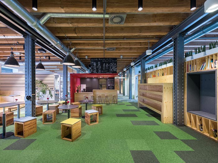 600平米節能技術公司辦公室裝修設計