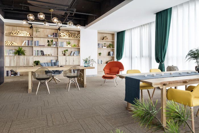 360平米節能環保公司辦公室裝修設計