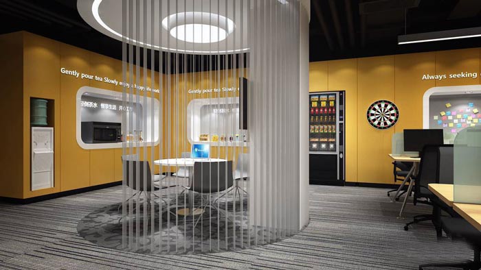 420平米紡織公司辦公室裝修設(shè)計(jì)