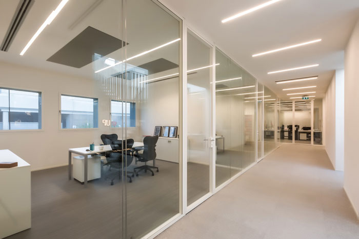 600平方化妝品廠房辦公室裝修設計