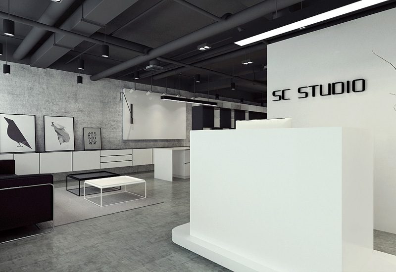 460平米企業(yè)辦公室裝修設計效果圖