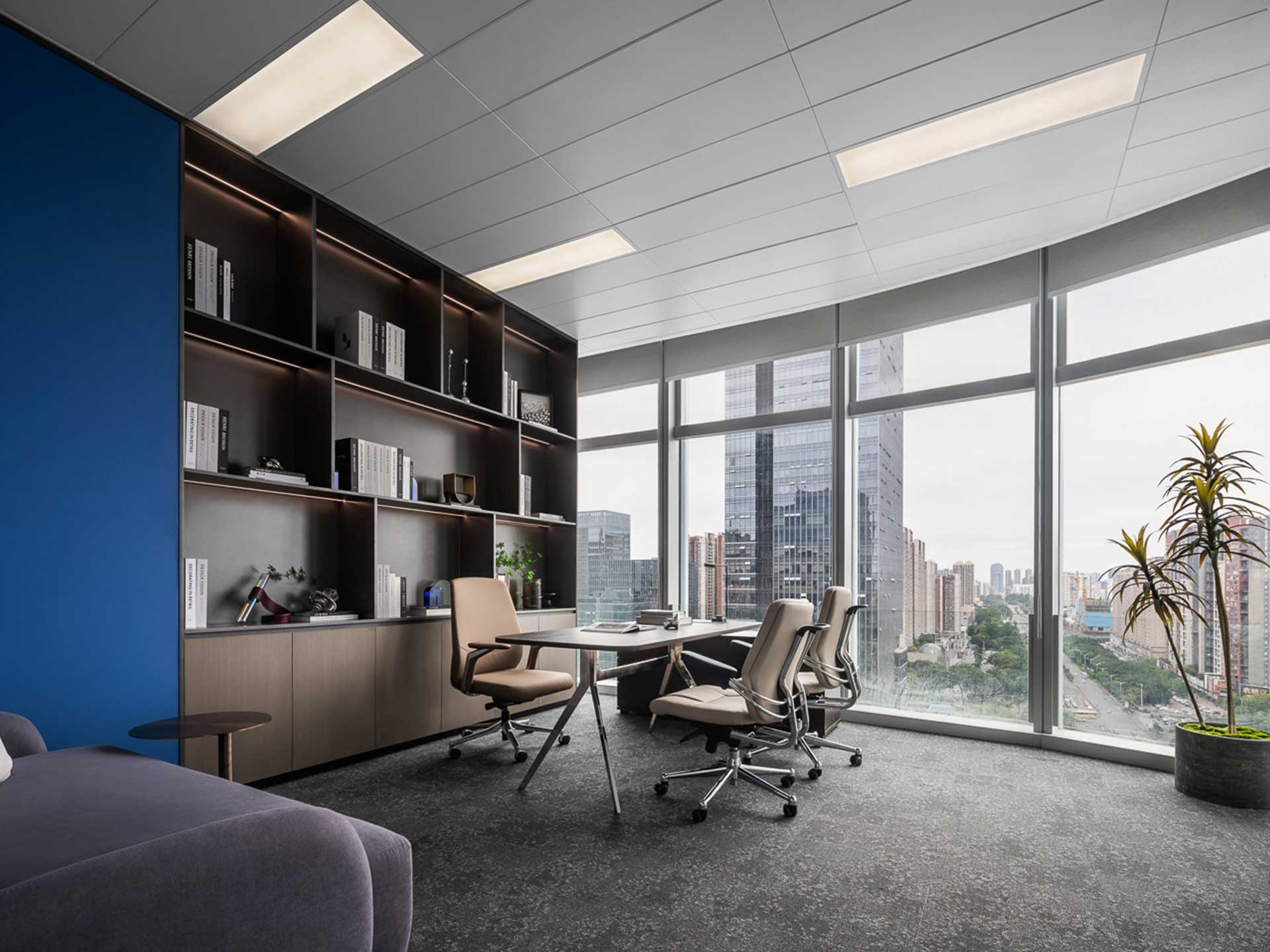 270平米鄭州企業辦公室裝修設計