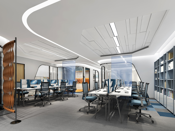 400平鄭州辦公空間設(shè)計(jì)效果圖