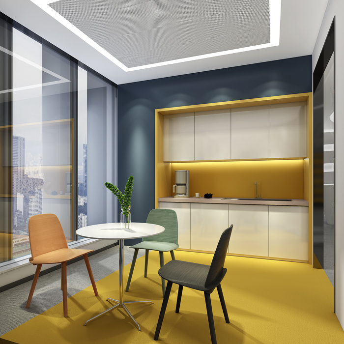 400平鄭州辦公空間設(shè)計(jì)效果圖