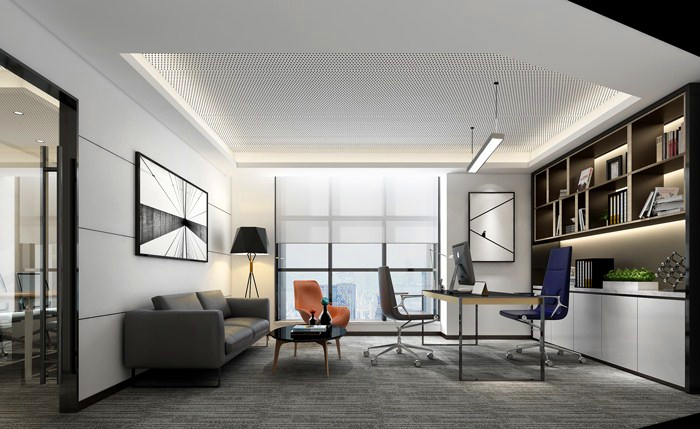 400平鄭州辦公空間設(shè)計(jì)效果圖