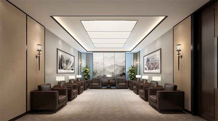 600平鄭州辦公室裝修設計效果圖