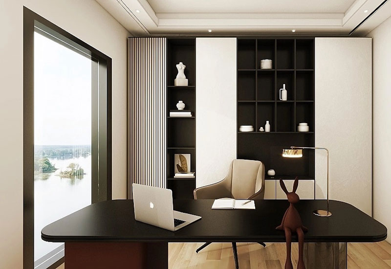 185平米鄭州企業辦公室裝修設計效果圖