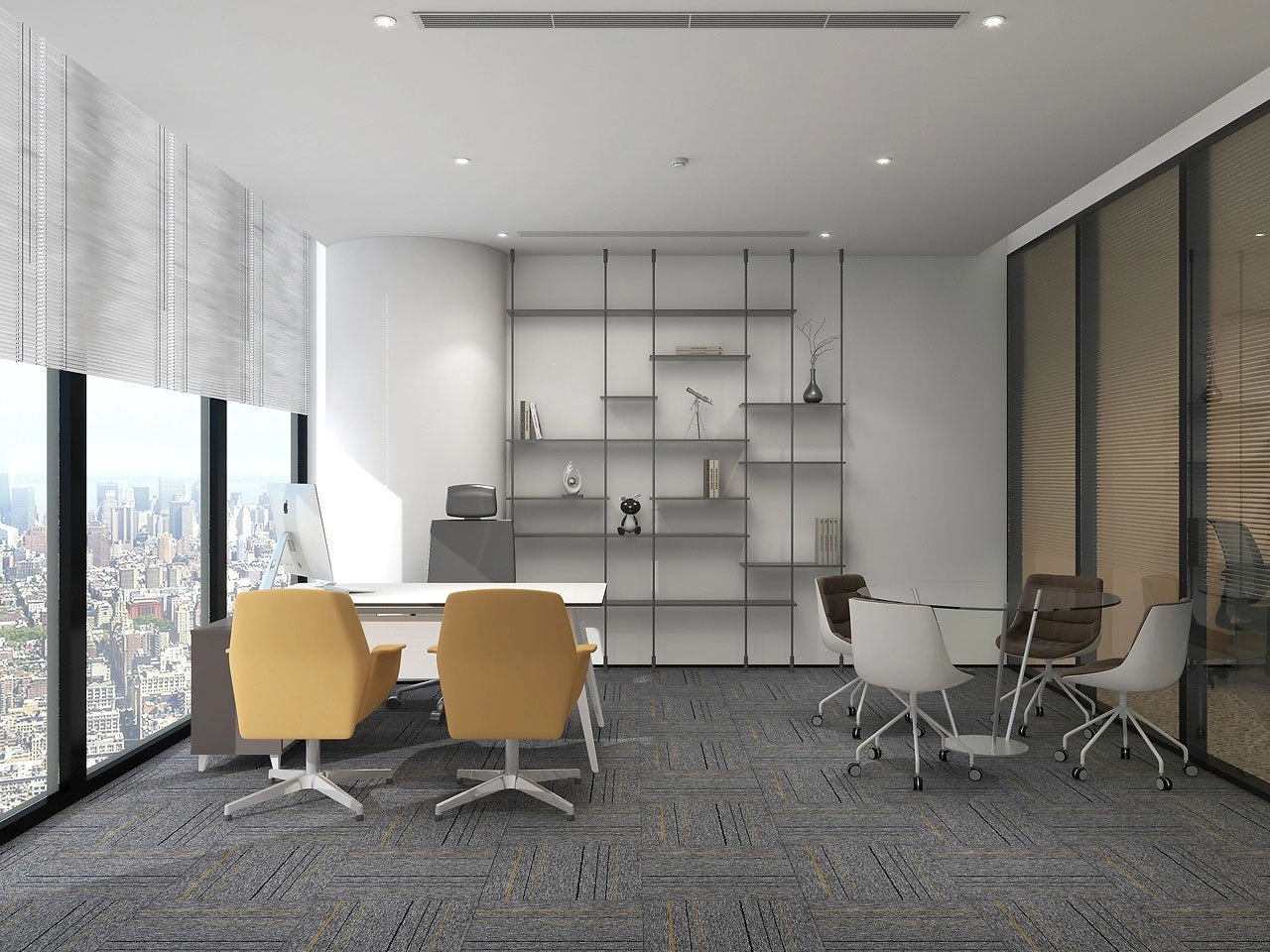 235平米鄭州辦公室裝修設計效果圖