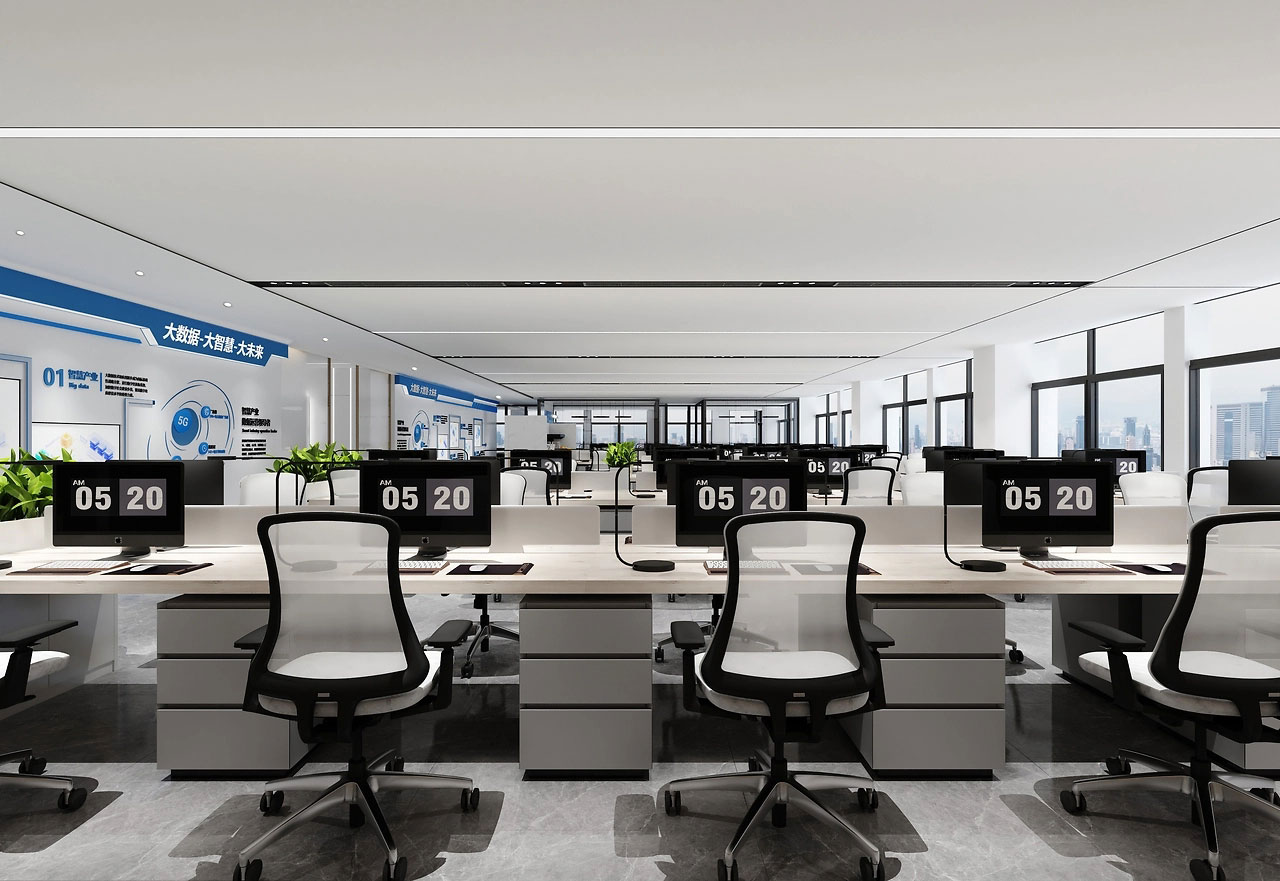 325平米鄭州辦公室裝修設(shè)計效果圖