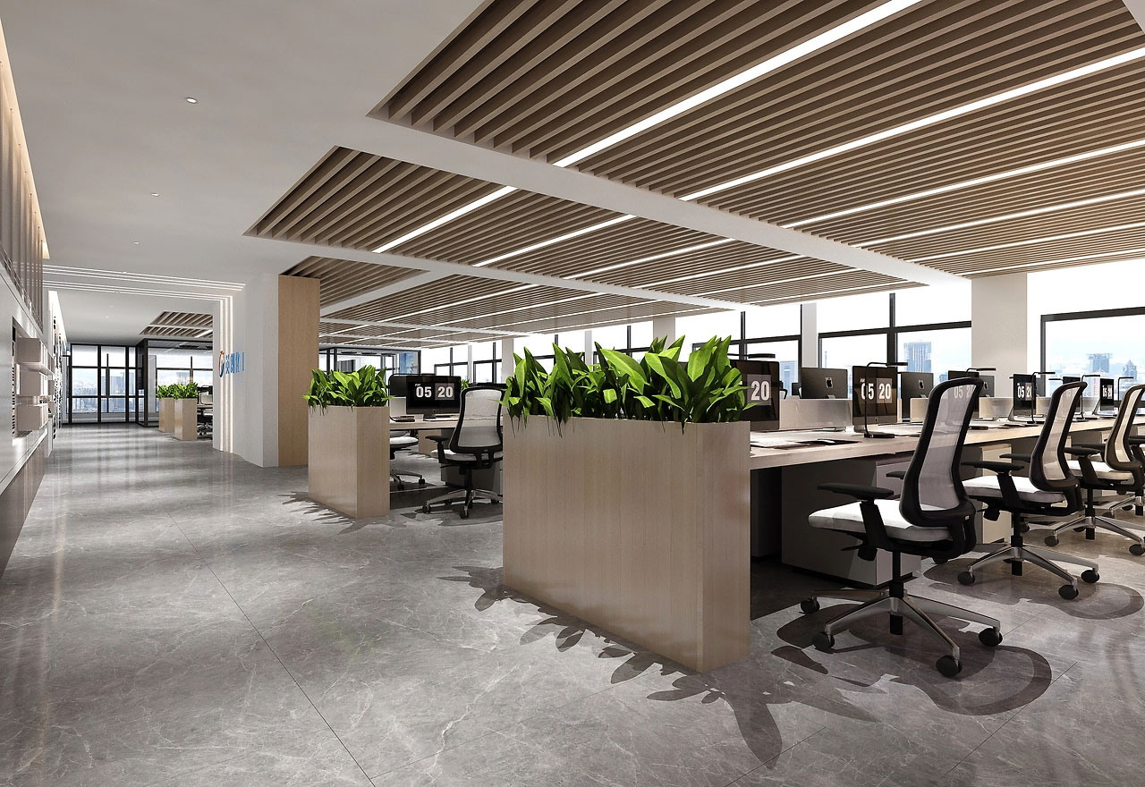 325平米鄭州辦公室裝修設(shè)計效果圖