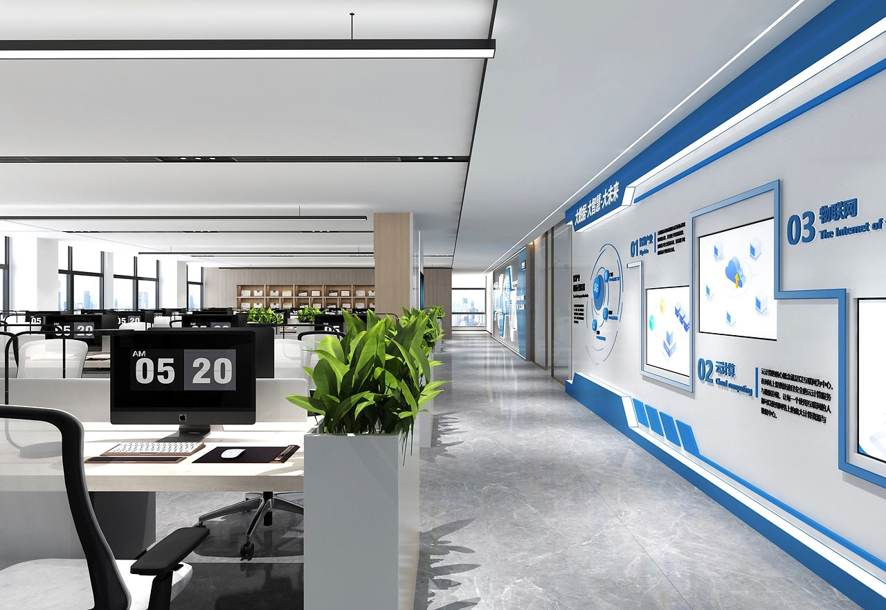 325平米鄭州辦公室裝修設(shè)計效果圖