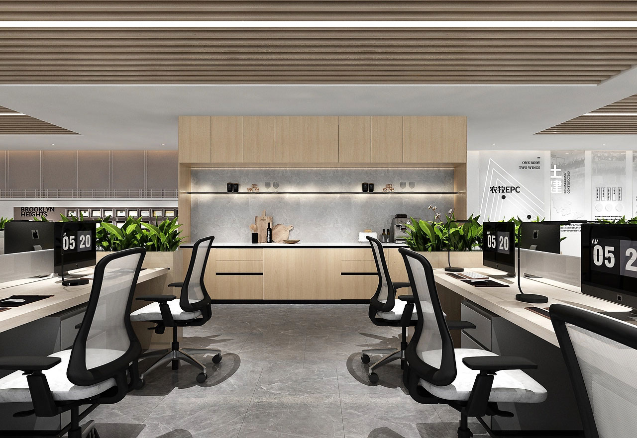325平米鄭州辦公室裝修設(shè)計效果圖