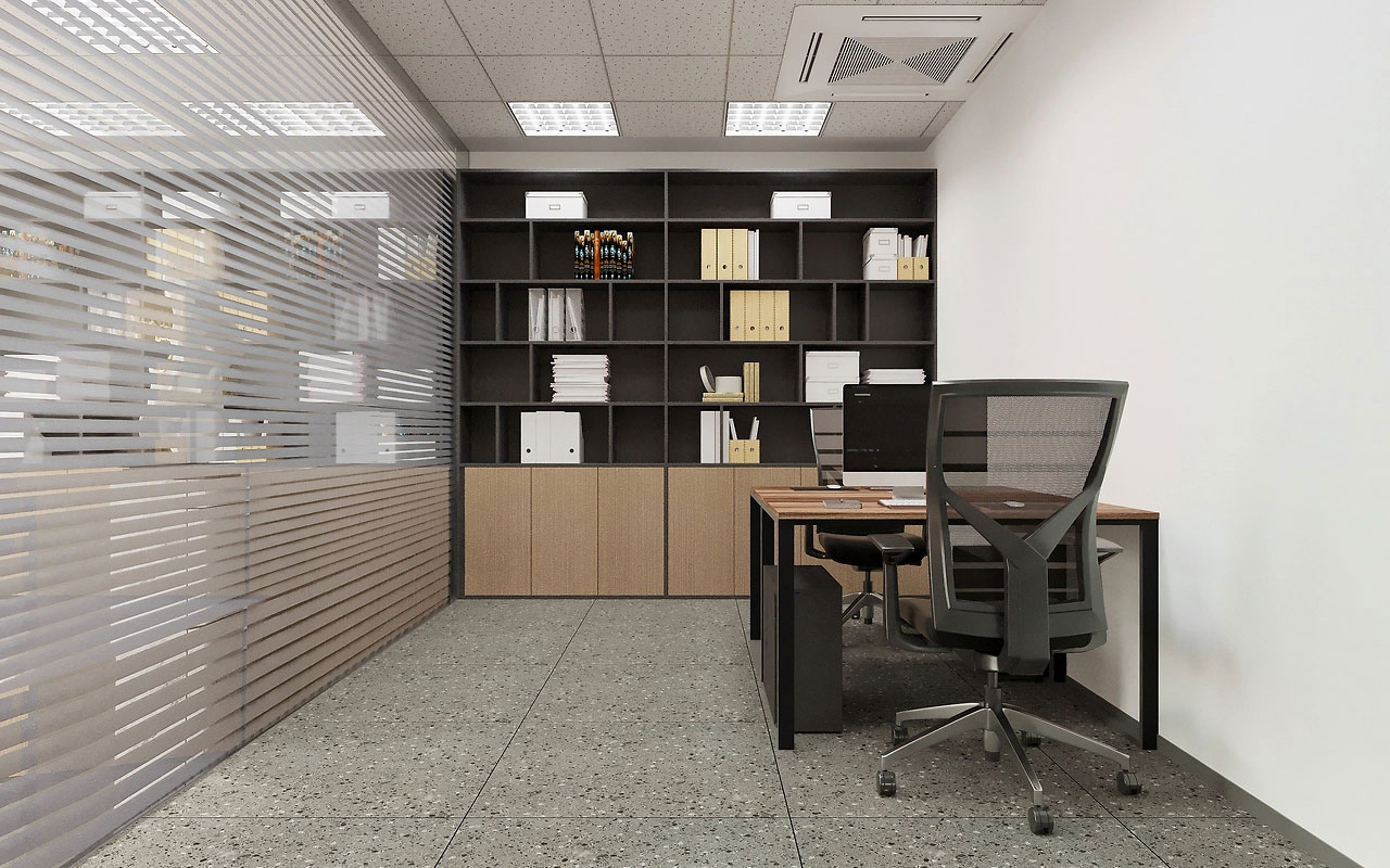 183平米鄭州辦公室設計施工效果圖