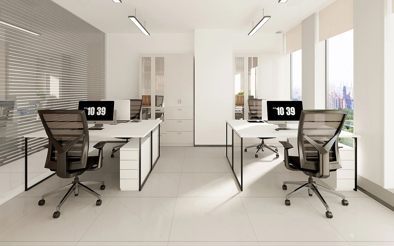 210平米鄭州辦公室設計效果圖