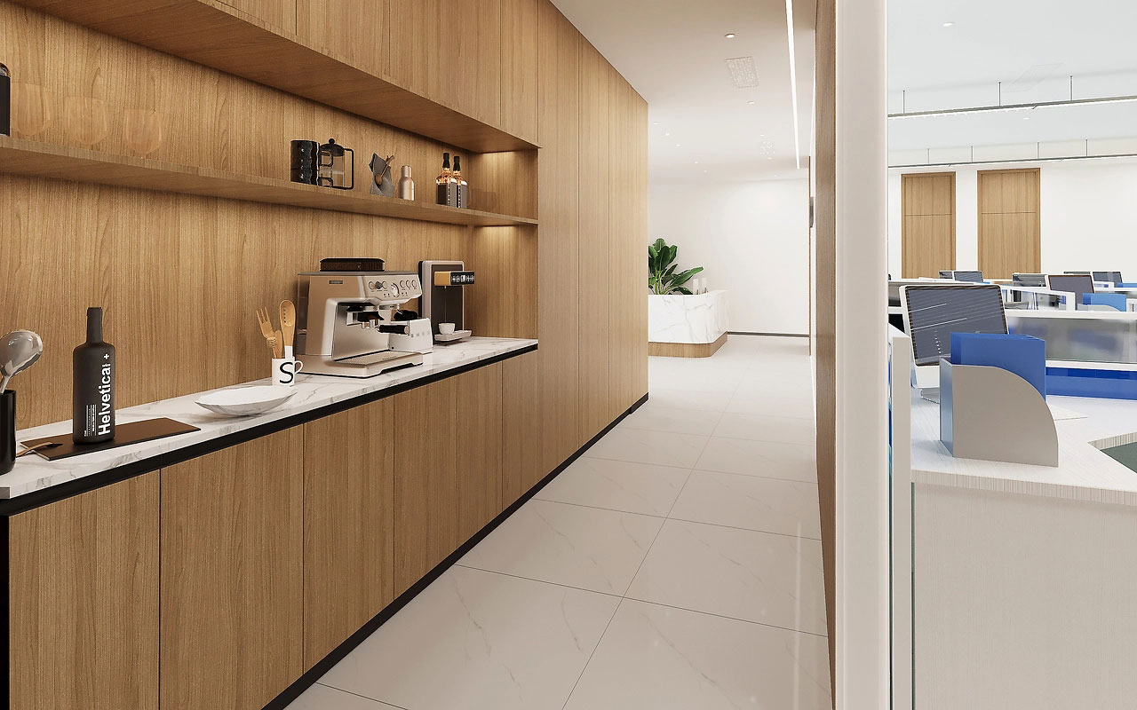 210平米鄭州辦公室設計效果圖