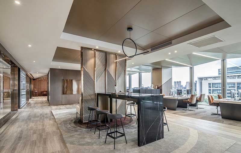 360平米鄭州企業辦公室裝修效果圖