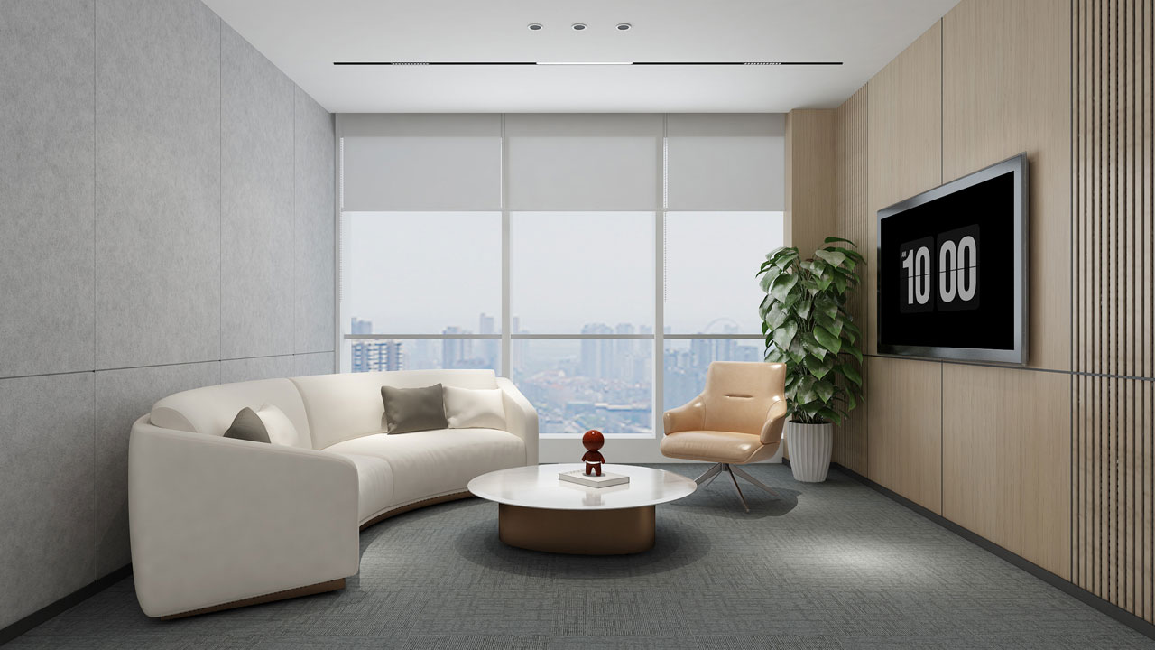 517平米鄭州辦公室裝修設計效果圖