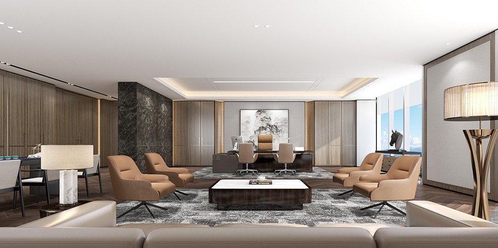 800平米鄭州辦公室裝修設計效果圖