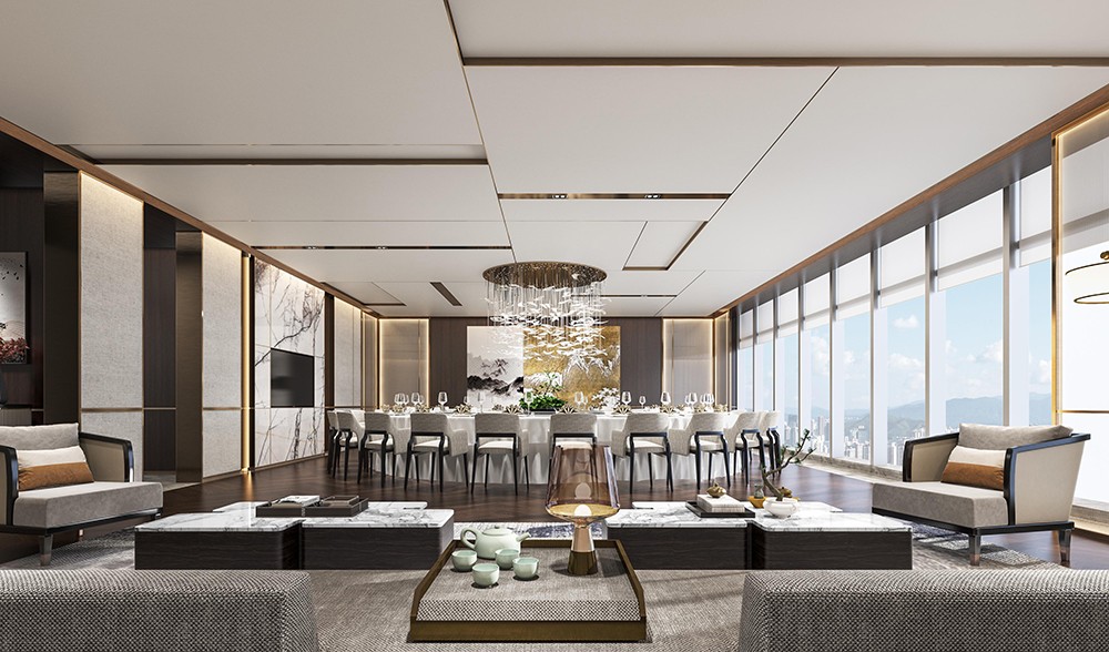 800平米鄭州辦公室裝修設計效果圖