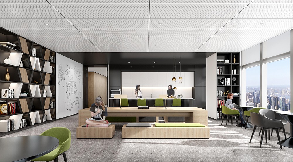 800平米鄭州辦公室裝修設計效果圖