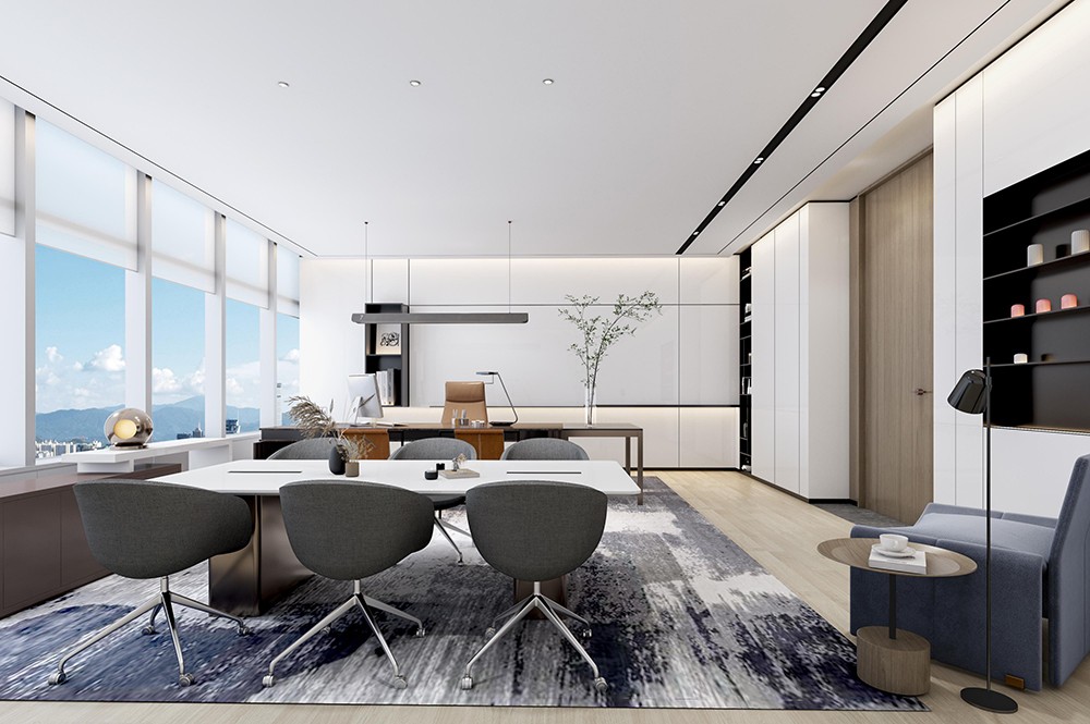 800平米鄭州辦公室裝修設計效果圖