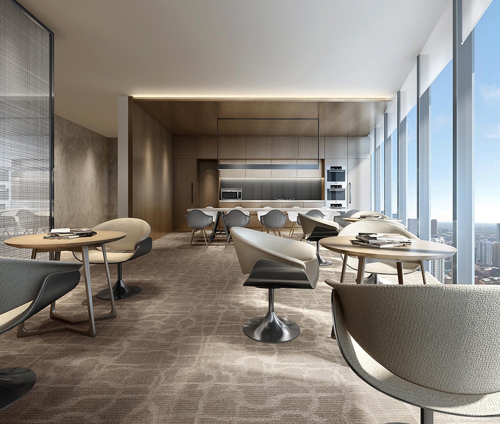 1300平米鄭州公司辦公樓設(shè)計效果圖