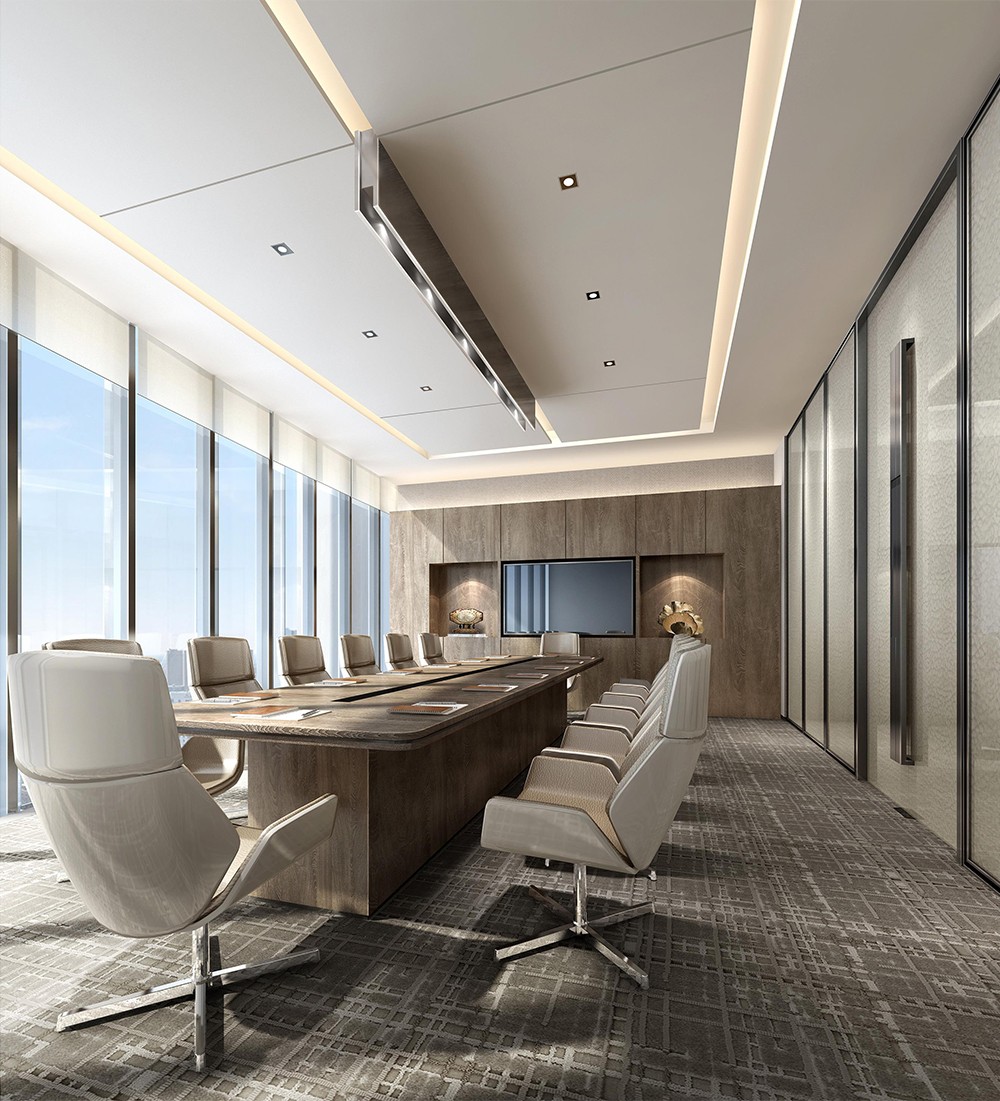 1300平米鄭州公司辦公樓設(shè)計效果圖