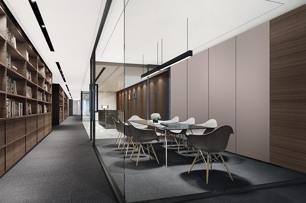 1300平米鄭州公司辦公樓設(shè)計效果圖