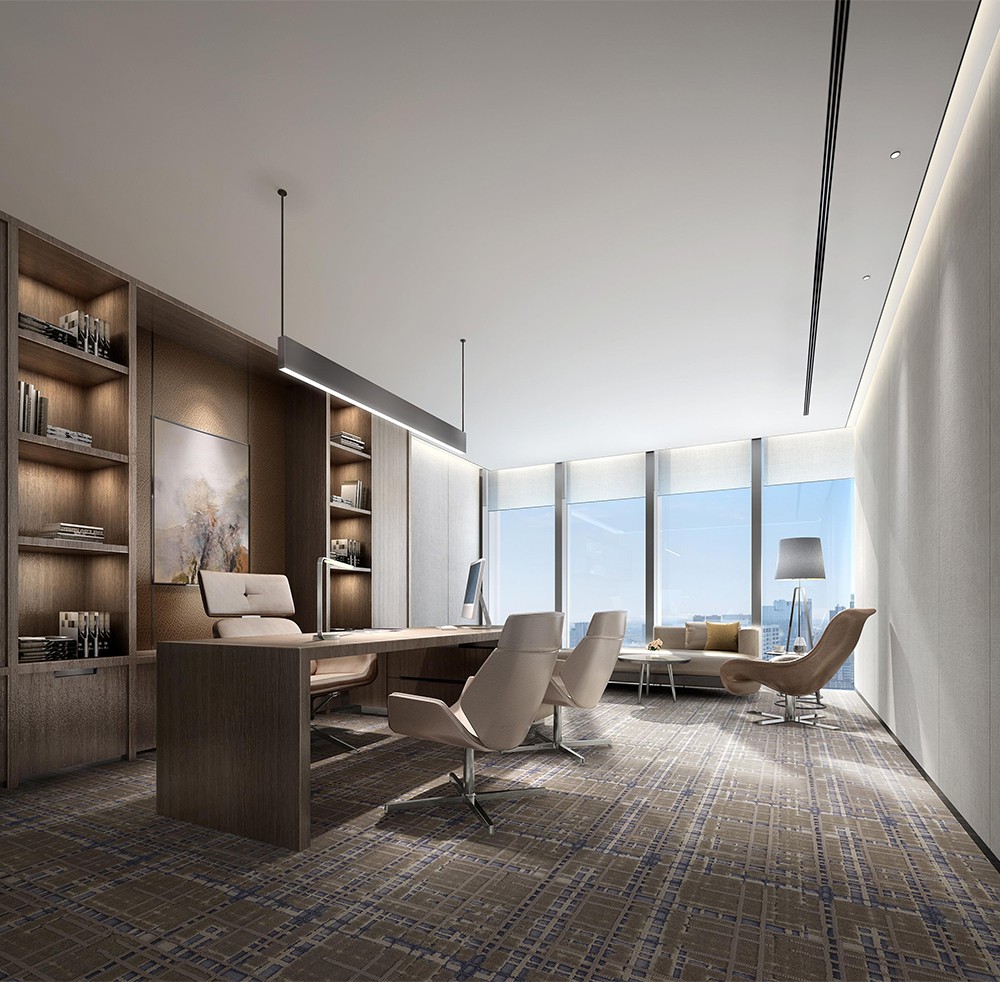 1300平米鄭州公司辦公樓設(shè)計效果圖