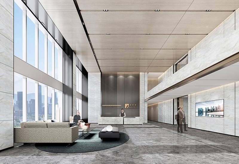 800平米鄭州辦公室裝修設計效果圖