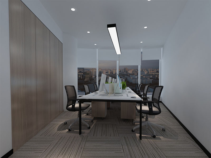 260平米鄭州辦公室裝修施工效果圖