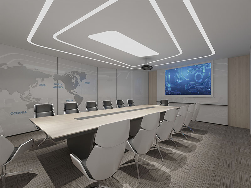 260平米鄭州辦公室裝修施工效果圖