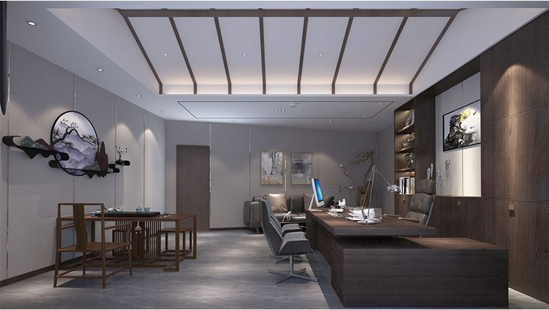 260平米鄭州辦公室裝修施工效果圖