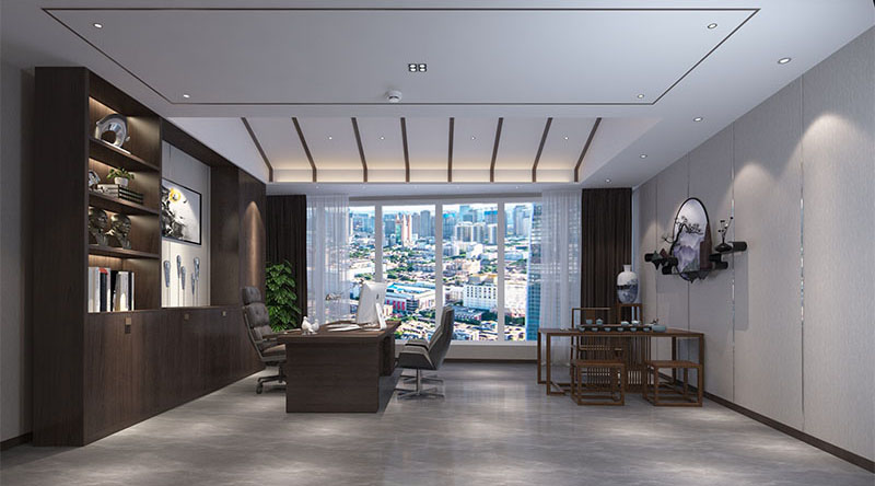 260平米鄭州辦公室裝修施工效果圖