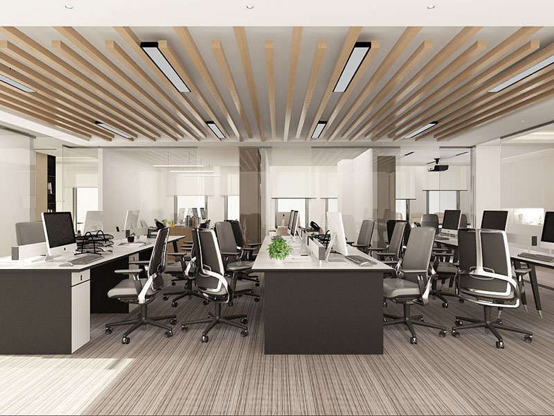 180平米鄭州辦公室設計裝修效果圖