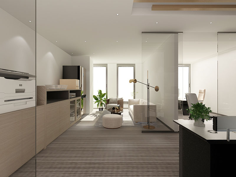 180平米鄭州辦公室設計裝修效果圖