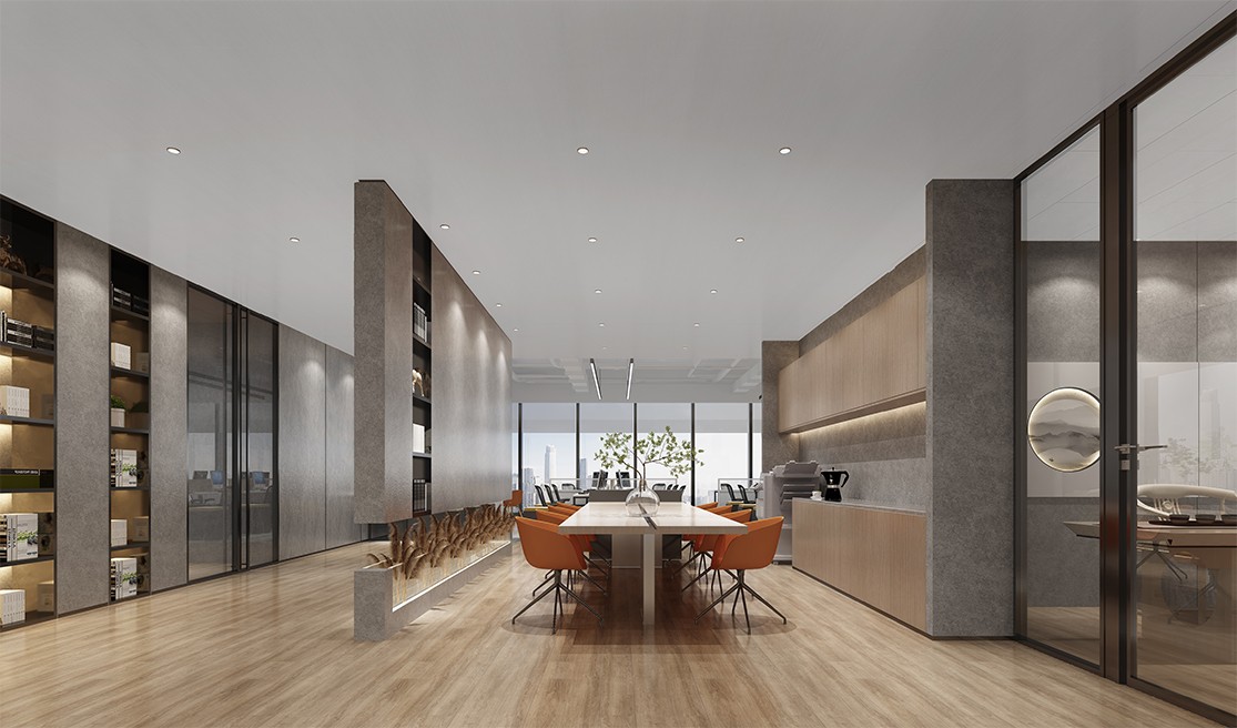 420平米鄭州辦公室裝修設計效果圖