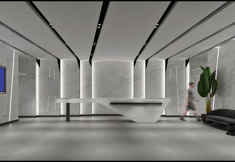 420平米鄭州傳媒公司辦公室設計效果圖